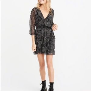 Abercrombie & Fitch Chiffon Wrap-Front Dress